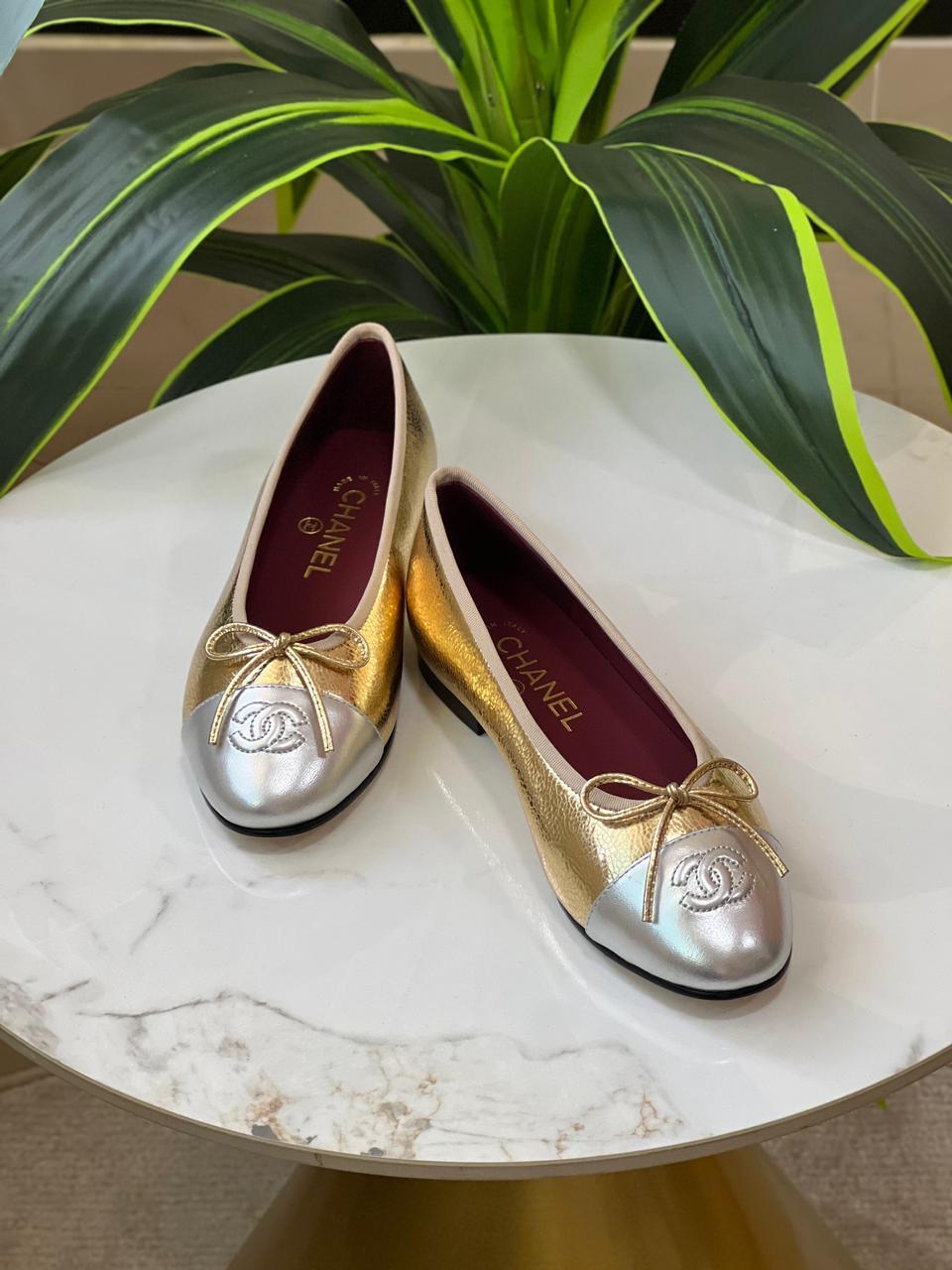 Women’s Bow Detail Quilted Flats