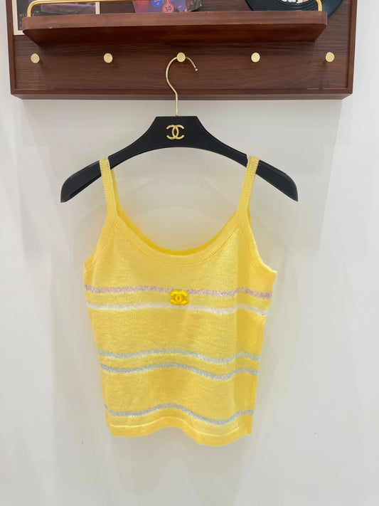 Striped Knit Camisole Top