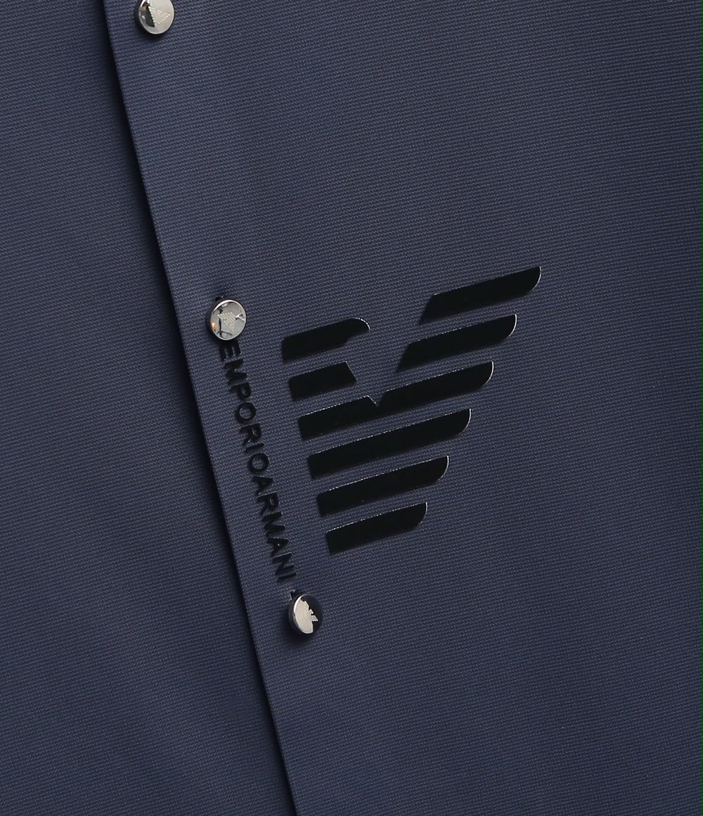 Men's Short Sleeve Logo Button-Up Shirt