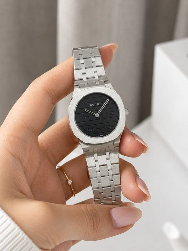 Women’s Minimalist Analog Wrist Watch with Stainless Steel Strap