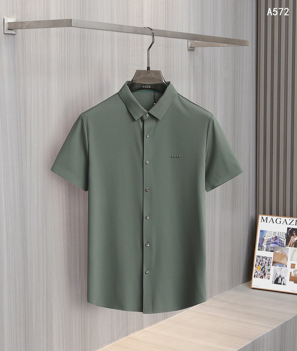 Men's Classic Short Sleeve Casual Shirt