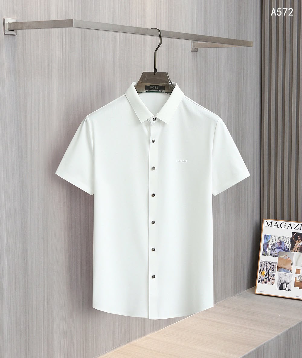 Men's Classic Short Sleeve Casual Shirt