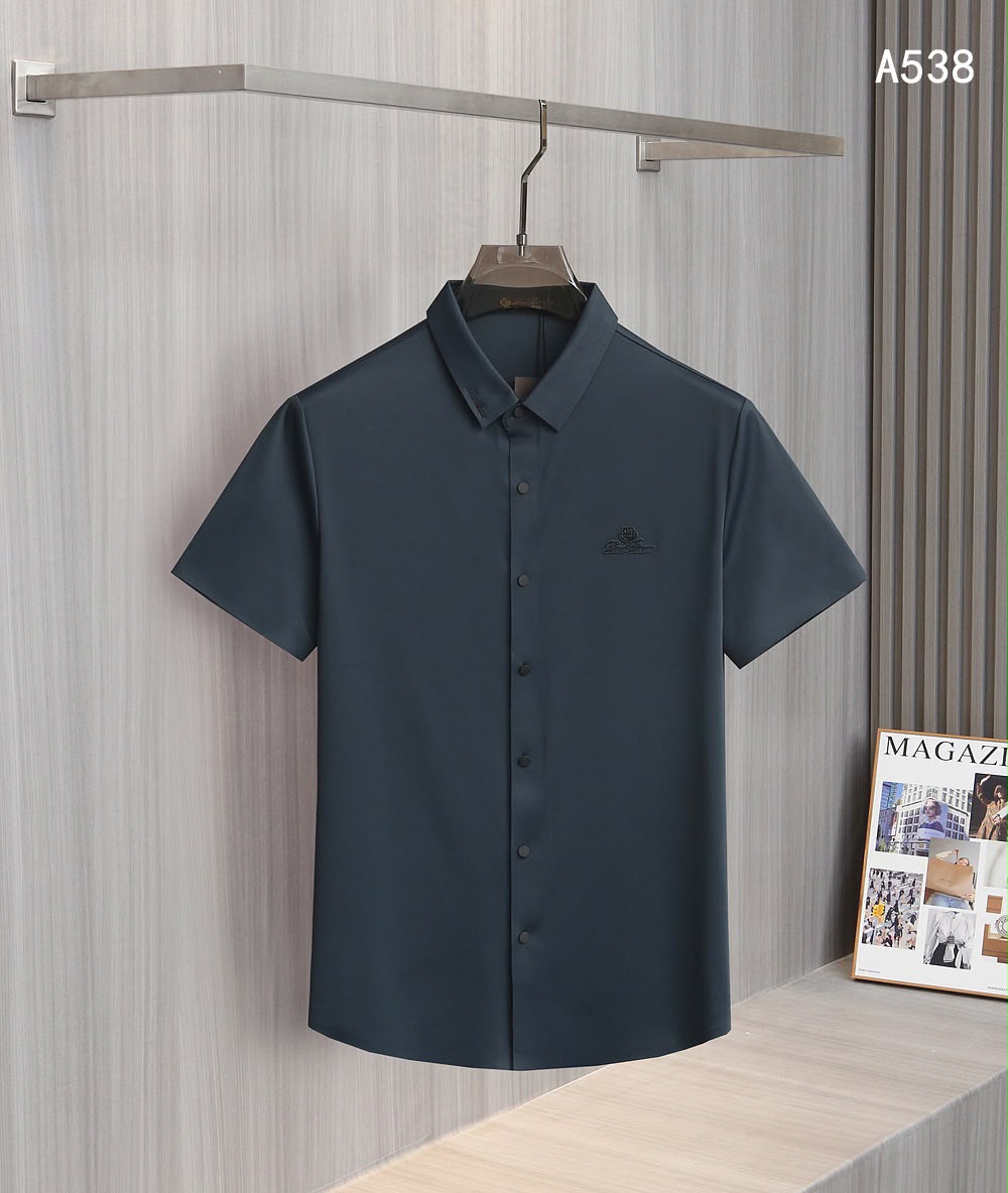 Men's Elegant Essential Short Sleeve Shirt