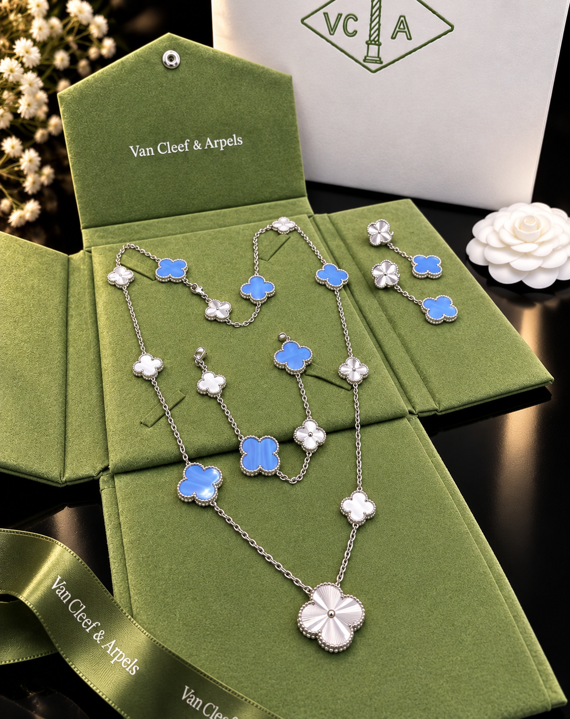 Four-Leaf Clover Luxury Jewelry Set