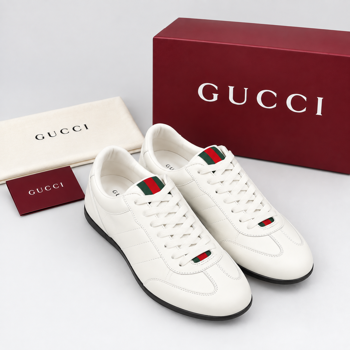 Gucci Ace Low-Top Sneakers – Premium Designer Casual Shoes