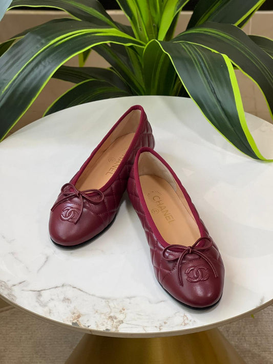 Women’s Bow Detail Quilted Flats