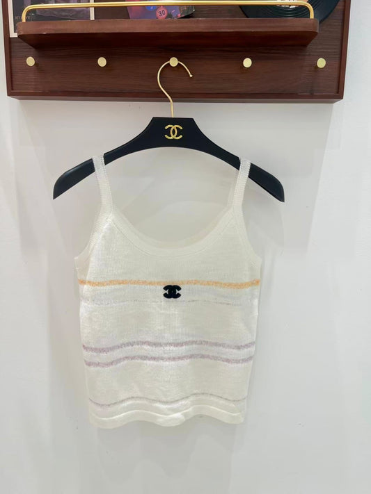 Striped Knit Camisole Top