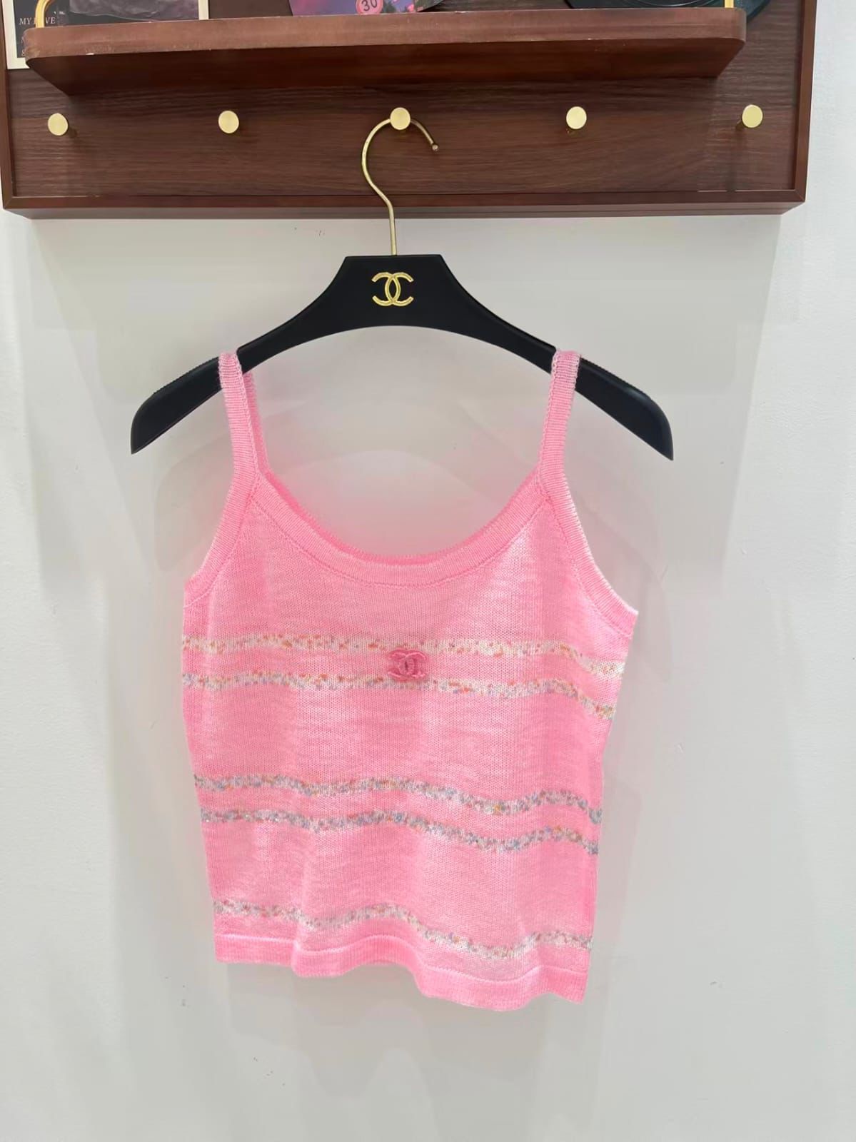 Striped Knit Camisole Top