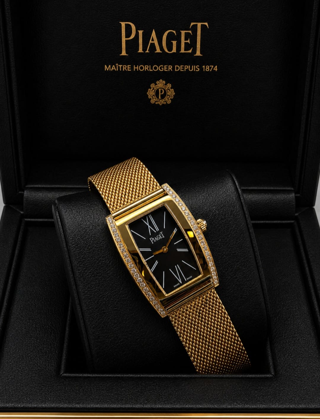 Luxury Rectangular Mesh Bracelet Watch